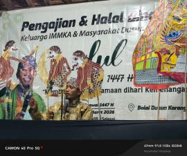 Syawalan IMMKA Hadirkan Dakwah Wayang, Satukan Warga dan Perantau